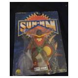 Vintage 1989 sunman action figure