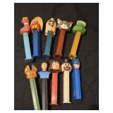 Lot of 10 assorted pez collectibles