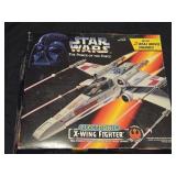 Vintage 1995 star wars electronic x-wing fighter
