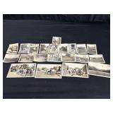 Group of 21 vintage pictures