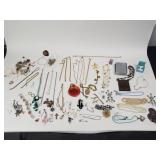 Collection of costume jewelry