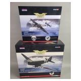 Pair of Corgi die-cast model airplanes