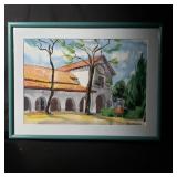 Buchanan signed original watercolor