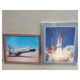 Pair of NASA photo prints