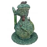 Mafra Majolica Palissy ware ewer & saucer