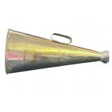 Antique metal megaphone