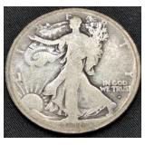 1916-D Walking Liberty Silver Half Dollar coin