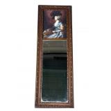 Vintage French-style trumeau mirror