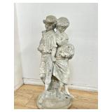 Vintage concrete garden statue
