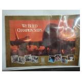 Collection of posters, maps, aviation, Hot