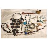 Vintage costume jewelry collection