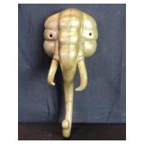 Brass elephant wall decoration