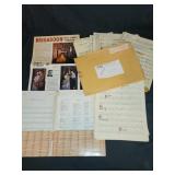 1960s actress Jeanne Lucas vintage sheet music