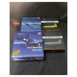 Collection of die-cast model airplanes