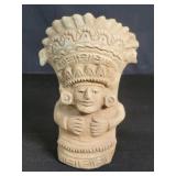 Pre-Columbian Mayan style terracotta figural