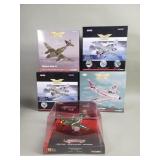 Collection of airplane models