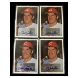 Lot of Pete Rose autographed baseball cards