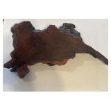 Vintage clock base redwood burl driftwood