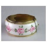 Vintage Whiting & Davis Co. hinged bangle