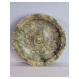 Vintage Italian hand carved alabaster ashtray