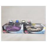 Pair of Hot Wheels die-cast cars and NASCAR