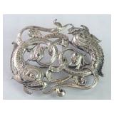 Vintage Guglielmo Cini sterling silver Pisces