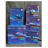 5 Hobby Master die-cast model airplanes