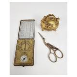 Antique Art Nouveau jewelry casket, Solingen