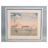 Vintage Raoul Dufy "San Giogio Maggiore" print