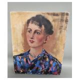 Vintage oil on canvas