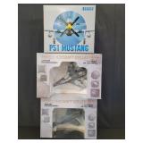 Group of die cast metal model aircraft