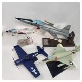 Collection of die cast, plastic, and wood model