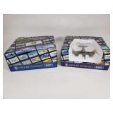 Pair of Franklin Mint armor collection die cast