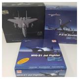 Collection of die cast model airplanes