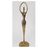 Vintage brass ballerina figurine