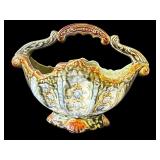 Vintage majolica ceramic vase