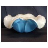 Murano style glass bowl