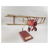 "The Sopwith Camel" wooden model airplane