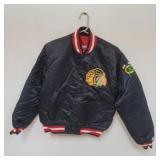 Vintage NHL Chicago Black Hawks satin jacket