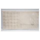 Pencil signed and dated pencil drawing on paper