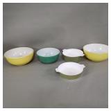 Vintage mixing bowls corning ware and Pyrex