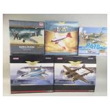 Collection of airplane models