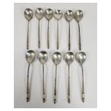 Antique 1877 Russian 84 Zolotnik silver etched