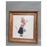 Signed Julian oil on board