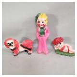 Vintage plaster figures
