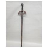 Vintage Spanish style iron sword