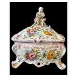 Vintage Capodimonte Italian porcelain soup tureen