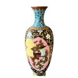 Cloisonnï¿½ enamel vase