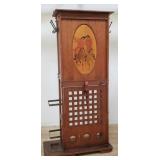 Vintage oak hall tree