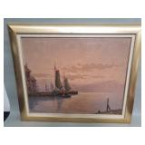 Signed oil on canvas